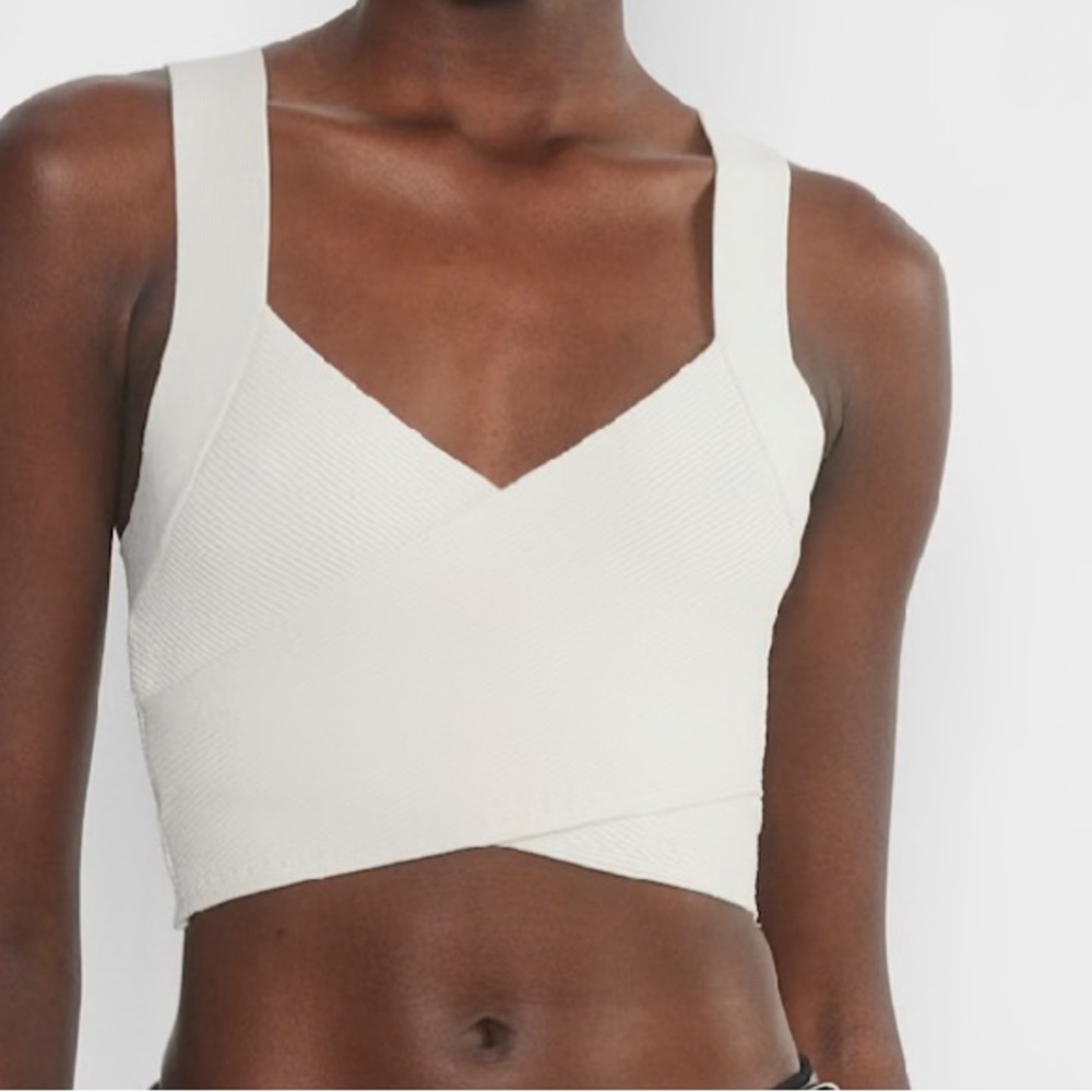 BABATON Elegant White Women's Crop Top